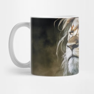 Battle worn Majestic Lion Mug